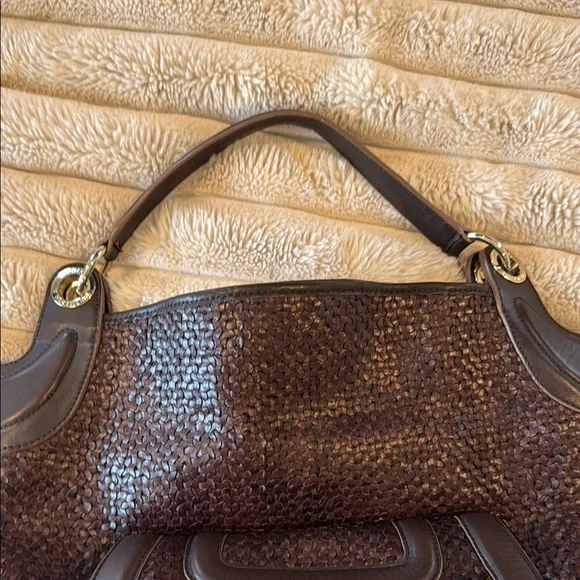 Anya Hindemarch large Brown Woven Leather Handbag - Picture 3 of 7